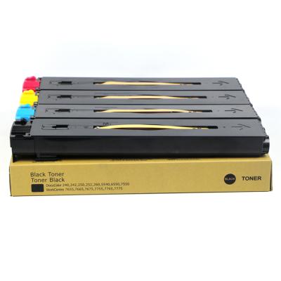 China Factory Wholesale Compatible Copier DC240 Toner Cartridge COMPATIBLE for Xerox Color 240/242/250/252/260 WorkCentre 7655/7665/7675 toner for sale