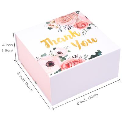 China Dropshipping Recyclable Folding Packaging Luxury Sweet Boxes Printed Bridal Bridesmaid Proposal Gift Packing Boxes for sale