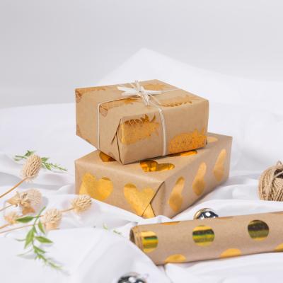 China Recycled Paper Materials OEM Drop Shipping Flower Verpakking Paper Wrapping Hot Sale Gift Wrapping Paper 30 Inches 10 Feet for sale