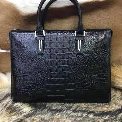 China 2021 Real Crocodile Skin Shoulder Bag Business Briefcase Bag Alligator Leather Handbags New For Men for sale