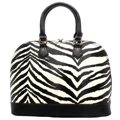 China 2021 New Fashion Zebra Launcher Lady Pcs Leather Handbags Set Women's Leather Bags for sale