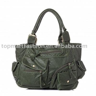 China 2011 Fashion Women's Washed Women's Handbag Washed Women's Handbag Washed Ladies Handbag COLLECTION NEW for sale