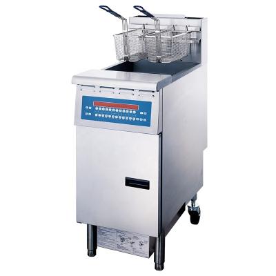 China Fry Meat/Potato/Etc Double-Tank Table Top Fryer Commercial Deep Gas Kitchen Equipment Gas Fryer 6L+6L for sale