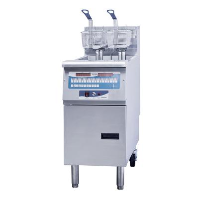 China Fry meat/potato/etc fast food restaurant kitchen kfc deep fryer machine industry gas electric deep fryer. for sale for sale