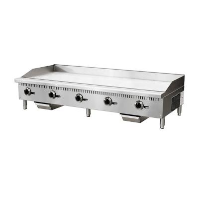 China Commercial Gas Hot Griddle Stainless Steel Hotel Grocery Vending Kitchen Tabletop Dish Griddle Top Grill for sale