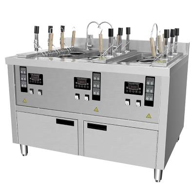 China Deli Commercial Stainless Steel Energy Saving Gas Temperature Control Industrial Noodle Boiler Pasta Cooker for sale