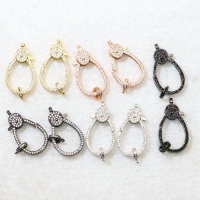 China Professional Fashionable 5 Colors Zircon Lobster Clasp Manufacturer Bag Parts Bag Accessories for sale