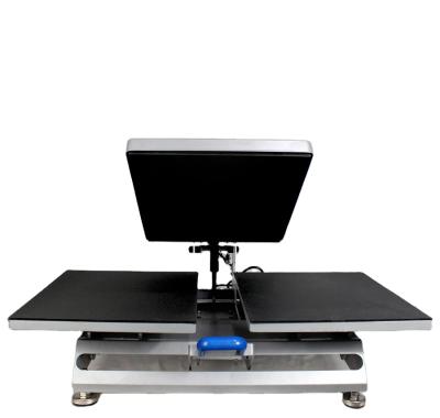 China 40x60 digital semi-automatic heat press transfer machine T-shirt heat transfer machine custom large size diy double station magnetic semi-automatic machine for sale