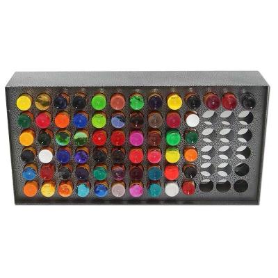 China Tattoo Shops Iron Tattoo Ink 78 Hole Ink Shelf for sale