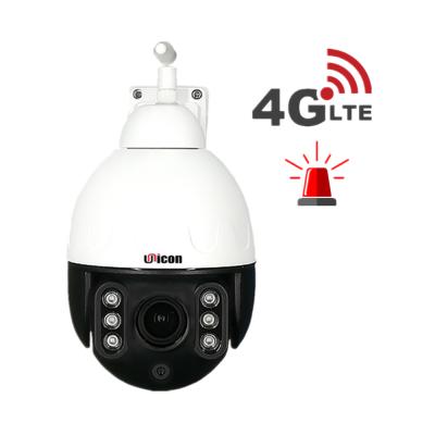 China Waterproof / Waterproof 1080P 4G Mini IP PTZ Speed ​​Dome Camera 4G Sim Card Outdoor IP Camera for sale