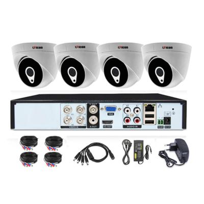 China 5 in 1 2MP 1080P CCTV Security Video 4CH Video Dome Camera AHD DVR KIT UNAKT2044 KIT UNAKT2044 for sale