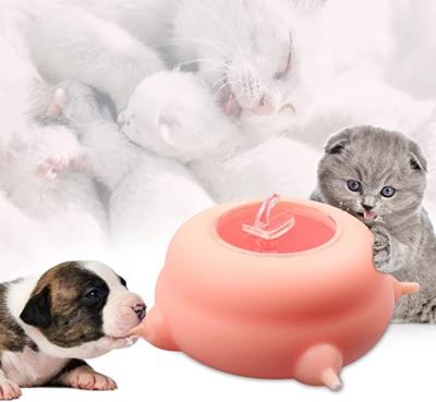 China Viable Silicone Puppy Feeder For Multiple Puppies, 4 Nipples Puppy Care Station For Small Animals 200ml for sale