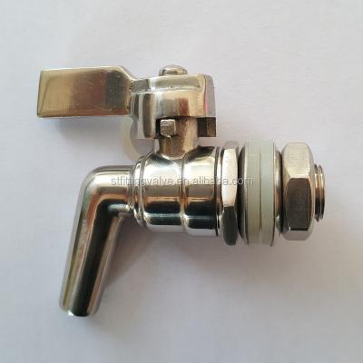 China SS Stainless Steel Wine Drum Barrel Faucets / Stainless Steel Drum Faucets for sale