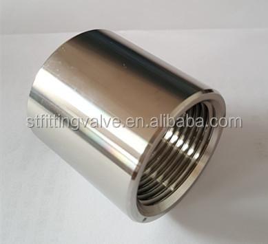 China Threaded Female Stainless Steel Pipe Fittings Coupler for sale