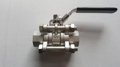 China General stainless steel brewing kettle 3pc ball valve, 1/2