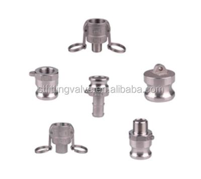 China Gas TYPE ADP hydraulic camlock fittings /quick coupling stainless steel material for sale