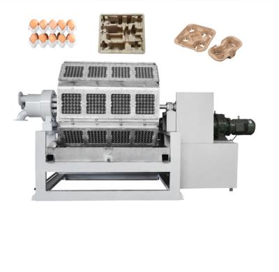 China Building Material Shops Paper Pulp Molding Machine Paper Fruit Tray Making Machine Apple Tray Making Machine for sale