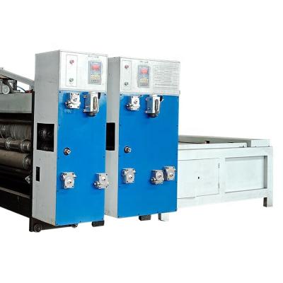 China Garment Shops Semi-automatic Corrugated Box Printing Slot Machine From China for sale