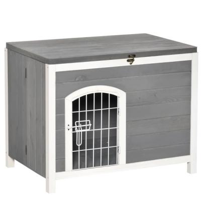 China Breathable Indoor Wooden Pet House For Cat house outdoor waterproof And Dog Cage Kennel With Lockable Door for sale