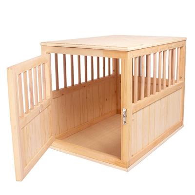 China Windproof Easy Assembly  Container Portable Insulated Double Wooden Dog Crate House Outdoor Cat Cage. for sale