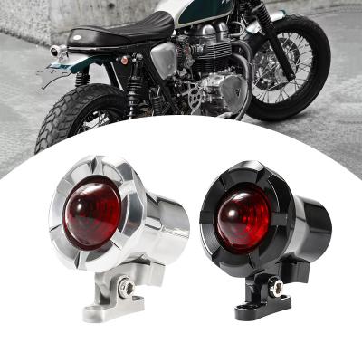 China Aluminum Alloy Motorcycle Brake Light Brake Tail Lights Motorcycle Rear Running Lamp For Cafe Racer Bobber for sale