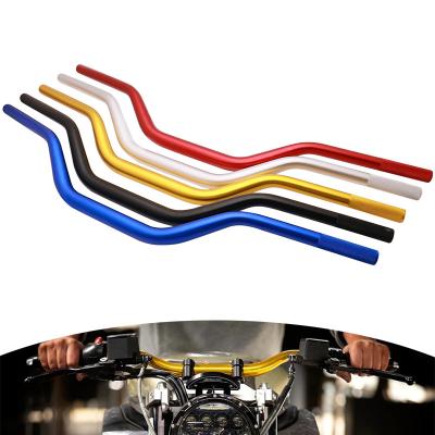 China Aluminum Alloy Motorcycle 22-28mm Aluminum Alloy Handle Bars Dirt Bike Handlebar Motocross ATV Quad Off Road for sale