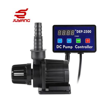 China Anti- Dry Protection JUYANG 2500L/H 25W 24v Dc Water Pump Automatic Fountain Water Pumps Submersible Outdoor Motor Water Pump Dc 24v for sale