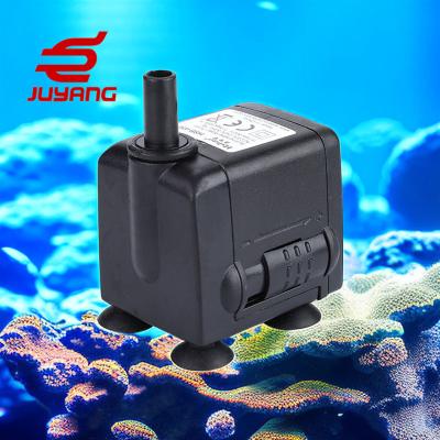 China Protection JUYANG 104GPH Mini Fountain Water Pump Ultra Adjustable Quiet Anti - Dry Aquarium Submersible Water Pump for sale