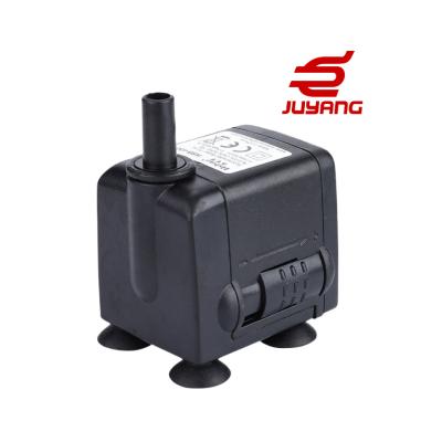 China Protection JUYANG 104GPH 7W Electric Anti-Dry Pump Mini Water Submersible Pump Aquarium Marine Fountain Pump Ac Water for Air Conditioner for sale