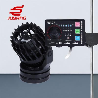 China DC Power Supply Viable Adjustable Head Reef Circulation Wavemaker JUYANG Magnet Wave Maker Strong Flow Pump For Marine Reef Aquarium for sale