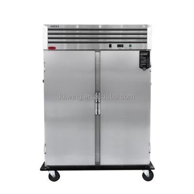 China Single-Temperature Hot Selling Commercial Kitchen Double Door Refrigerated Banquet Food Cart for sale