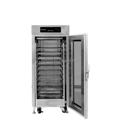 China Integral stainless steel polyurethane foaming technology High standard mobile single door computer panel Food heated and warmer banquet cabinets with trolley for sale