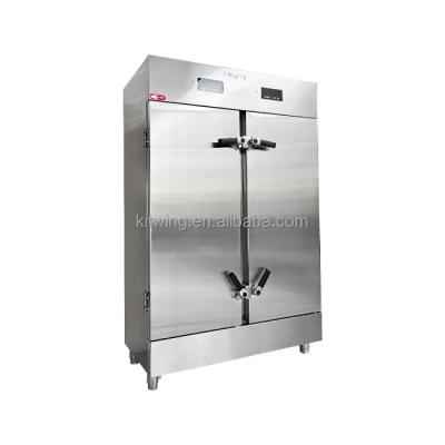 China Heating up fast High Quality Restaurant Hotel Steam With Drying Double Door Disinfection Vertical Cabinet for sale