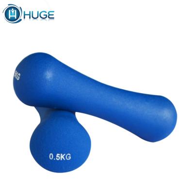 China Factory Custom Lfiting 0.5kg Weight Women Use Neoprene Dipping Dumbbell Walking Dumbbell for sale