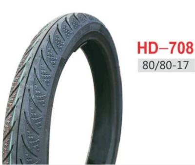 China HIGH QUALITY Natrual Rubber+Steel+Nylon Motorcycle Tire 80/80-17 for sale