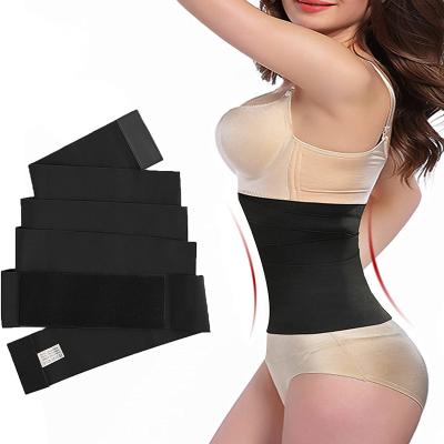 China Slim Waist Trainer Tummy Wrap Waist Trainer Elastic Belly Shaper Waist Trainer OEM Service Body Back Support for sale