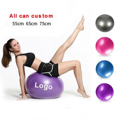 China 100% Eco-friendly Custom Colored Gym Logo Oem Exercise Gym Stability Lifeng Balance PVC Yoga Ball for sale