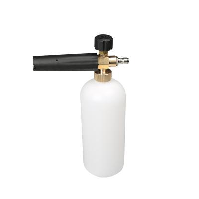 China New China-chic automatic car wash machine, 1/4 inch connector fast jet foamer gun foam lance with 1L bottle/snow foam cannon for sale