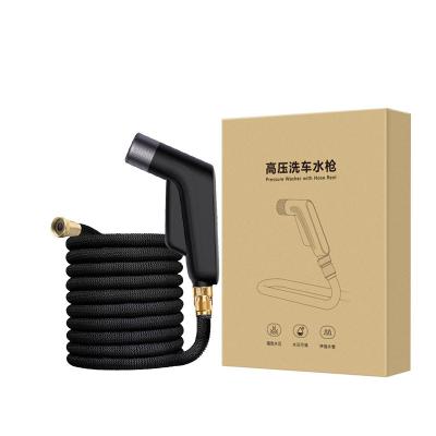 China Cleanig Car 50ft Water Hose Magic Hose Garden Hose with Metal Spray Nozzle for Home and Garden for sale