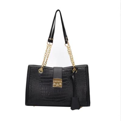 China Wholesale High Quality GS371 Latest High Quality Ladies Shoulder Bag Large Tote Bag Crocodile Women Handbags for sale