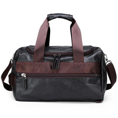 China GS124 High Quality Retro New Arrival Vintage PU Men's Backpack Large Capacity Travel Duffel Bags for sale