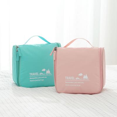 China GS023 Waterproof Hook Toiletry Bag Hanging Cosmetic Storage Bag Large Capacity Travel Women Waterproof Portable Makeup Bags for sale