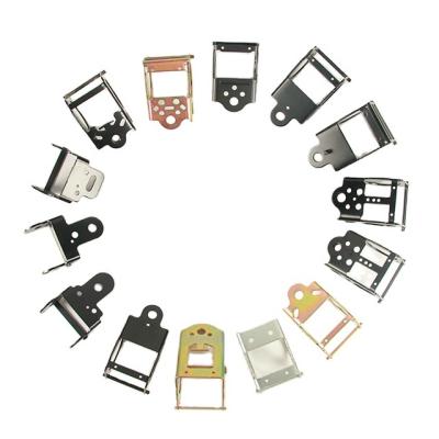 China Auto Lock 2 Point Frame Car Seat Belt Retractor Frame Spare Parts 2 Point Auto Lock Frame Stamping Parts for sale