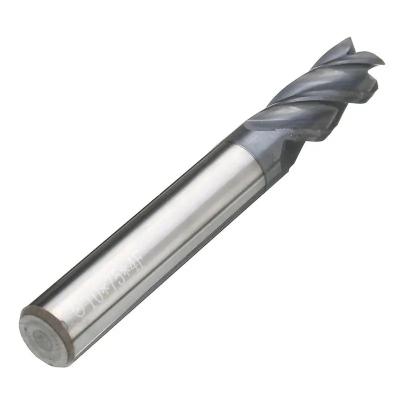 China CNC Process Made in China tungsten carbide TIALN end mill R0.5R0.75 R1 R1.5R2 R2.5R3 R4 R5 45 degree chamfered end mill for sale