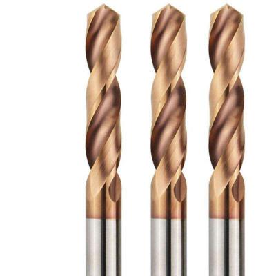 China CNC Process ZEALEE Sales promotion Tungsten Carbide Drill Bit Hard Alloy Twist Drill Hard Metal Straight Shank Spiral Drill For Carbon Steel for sale