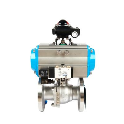 China YAD-LOK 3000PSI Pneumatic Actuator Globe General High Pressure Ball Valve for sale