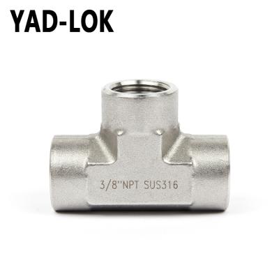 China YAD-LOK Water Hot Selling 2018 Carbon Steel Tee Branch Reducer Pipe Fittings for sale