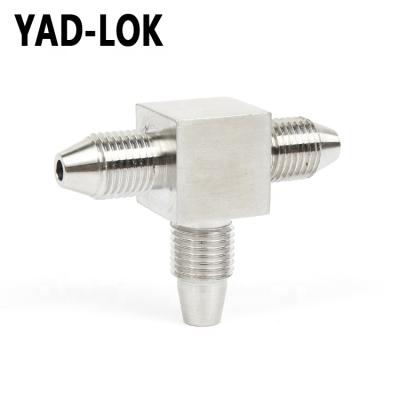 China Custom Equal Water Tee 3000PSI Joint Joint Tube Fittings YAD-LOK Zhejiang Wenzhou for sale