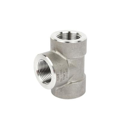 China High Pressure Water Factory Price YAD-LOK 3 Way Equal Threaded Tee For Pipe Fitting for sale