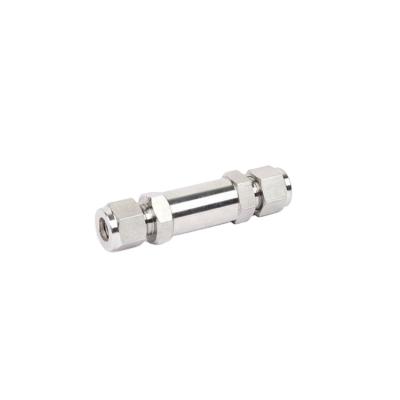 China Hot Sales 3/8 1/2 Stainless Steel Double Ferrule Parker Type 1/4 Spring Check Valve for sale